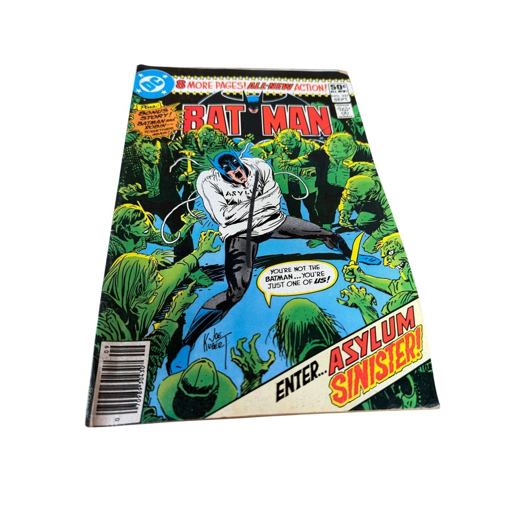 DC Batman #327 Enter Asylum Sinister Comic Book Bronze‎ Age September 1980